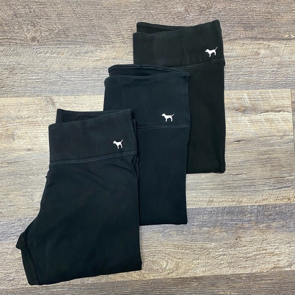 PINK Victoria's Secret Pants - Pink Full Length Leggings - Set of 3